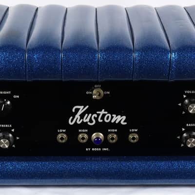 Kustom K200A-1 Tuck and Roll Electric Guitar Amplifier Stack image 5