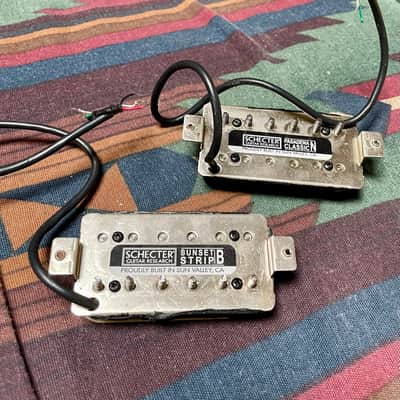 Schecter Schecter USA Custom Shop Sunset Strip Bridge + Pasadena Neck Humbucker Set 2024 - Zebra image 2