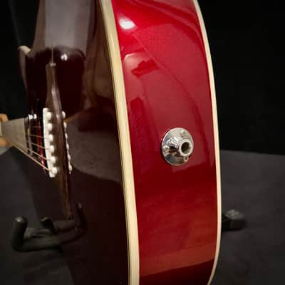 Fender Telecoustic Deluxe - Candy Apple Red image 15