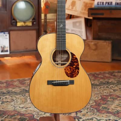 *New 2026 Model* Boucher BG-41T-G Torrefied Adirondack/Torrefied Mahogany Bluegrass Goose Gold Pack OM Hybrid Acoustic Guitar #1022 image 6