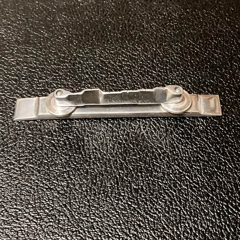 Vintage 50's-60's Bigsby Polished Aluminum Archtop Bridge Gretsch Gibson image 1