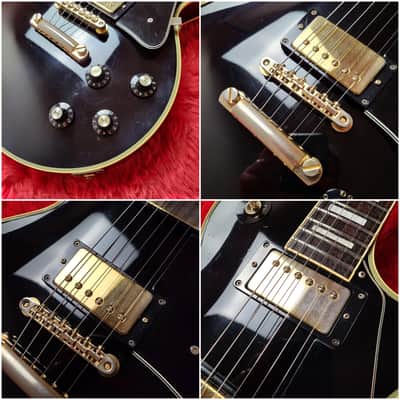 1990 Greco EGC-600 (EGC-75) Les Paul Custom - Black - Mint Collection - Made by Tokai in Japan MIJ image 4
