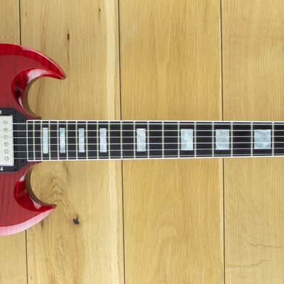 Gibson Custom M2M SG Custom Figured Top, Red Tiger CS302653 image 1