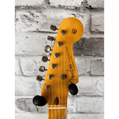 Fender Custom Shop Limited Edition 70th Anniversary 1954 Stratocaster Heavy Relic, Wide-Fade 2-Color Sunburst image 5