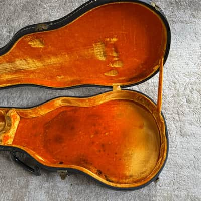 Vintage 1968 Gibson Les Paul Custom / Standard Case – 535 Orange Tolex – Excelsior/Stanford Latches image 10