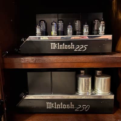 McIntosh MC225 25-Watt Stereo Tube Power Amplifier 1961 - 1967 - Black image 1
