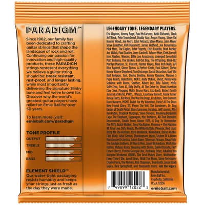 Ernie Ball Guitar Strings Hybrid Slinky 2022 Paradigm Electric Single 3 Pack image 3