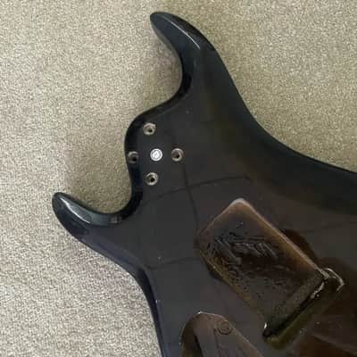 Black Basswood HSH 7 String Guitar Body image 4