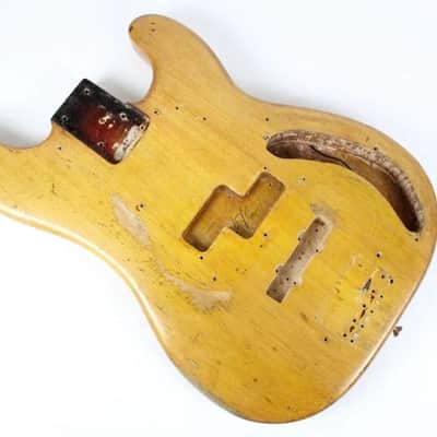 1959 Vintage Fender Precision Bass Pre-CBS Natural Alder ~Killer RELIC~ P-Bass 1950s USA image 9