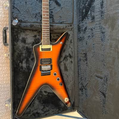 Dean Dimebag Darrell DBD Tribute ML 2021 – Sunburst Flame Top – Floyd Rose – Hardshell Case image 1