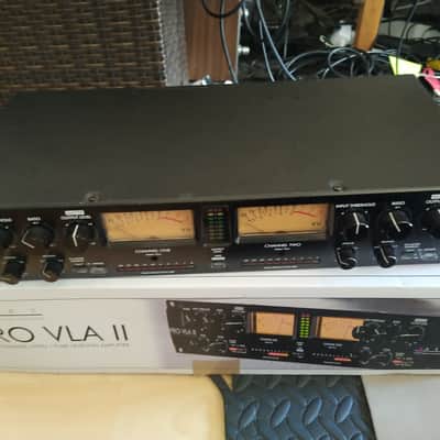 ART Pro VLA II 2-Channel Vactrol Compressor 2009 - Present - Black image 2