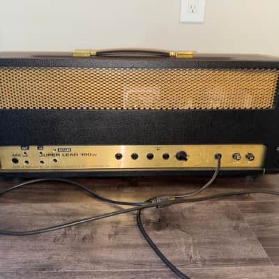 1974 Marshall JMP 1959 Super Lead 2-Channel 100-Watt Guitar Amp Head 1967 - 1975 - Black image 2