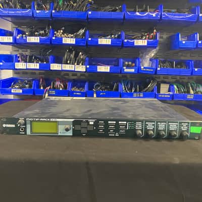 Yamaha Motif-Rack XS (1U tone generator module), serial UASL01025, Made in Japan. mid 2000s - Dark Green