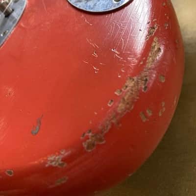 Fender Jaguar 1962 - Fiesta red refin image 17
