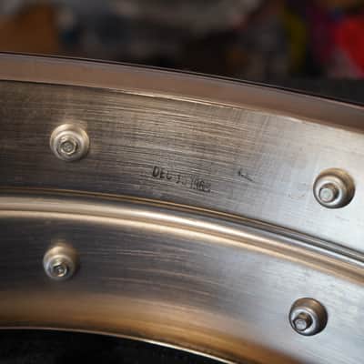 Vintage 1966 Ludwig USA Super Sensitive 5x14" Steel Snare Drum - ALL ORIGINAL image 3