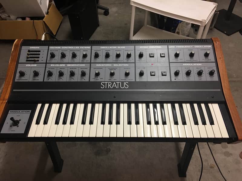 Rare Vintage 1982 6 Voice Crumar Stratus with Oberheim/Prophet CEM chips! Watch Video! image 1