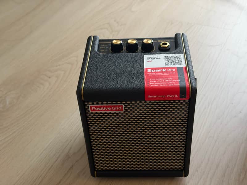 Positive Grid Spark MINI Portable Digital Modeling Guitar Practice Amp 2022 - Present - Black image 1
