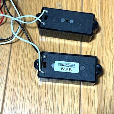 Wilkinson P-Bass Alnico Pickup w/ Harness & Squier P-Bass Pickup, Both In Excellent Condition image 3