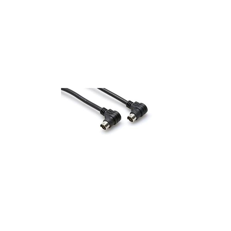 Hosa CCD-103 3 Foot CD Controller Cable Right-angle 8-pin Mini-DIN to Same image 1