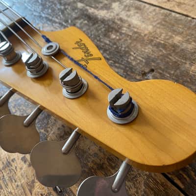 LEFTY! Fender '62 Jazz Bass Left handed 1991 Three Tone Sunburst MIJ K-Serial Japan Fujigen image 8
