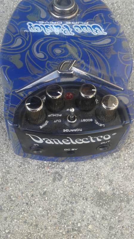 Rare Danelectro Blue Paisley Pure Drive | Reverb Canada