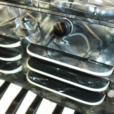 Pancordion Crucianelli Piano Accordion, Slate w/ Case & Straps image 9