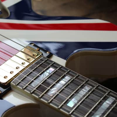 EPIPHONE "Limited Edition "Union Jack" Sheraton"(1503 150 2052)HARDCASE, PAPERS, 3, 57 KG image 8