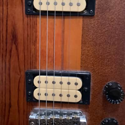 Cort Neck-Thru Early 80s Natural Wood Grain Electric Guitar image 8