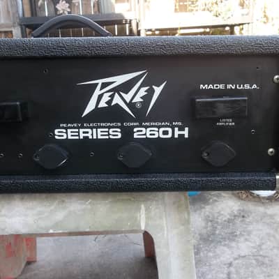 peavey amp head  standard 260H series  1980 black tolex image 8