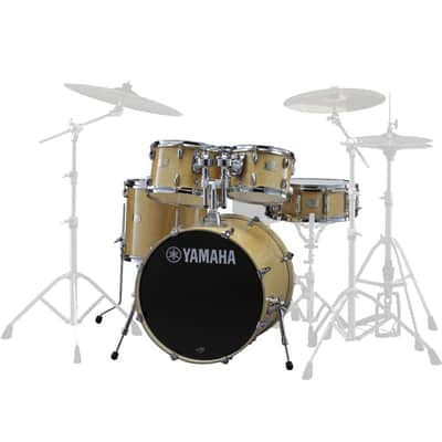 Yamaha Stage Custom 5-piece Shell Pack 10/12/14/20/5.5x14 (Natural Wood) SBP0F50NW
