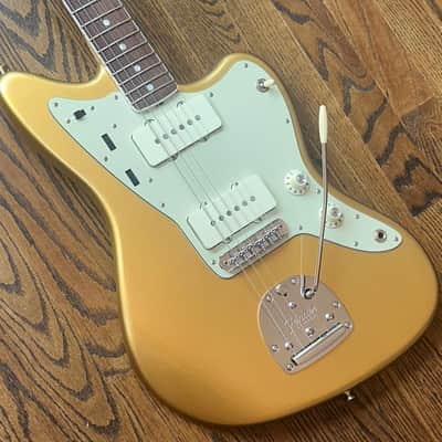 RARE! 2017 Fender American Vintage “Thin Skin” ‘65 Jazzmaster - Aztec Gold w/ OHSC image 3