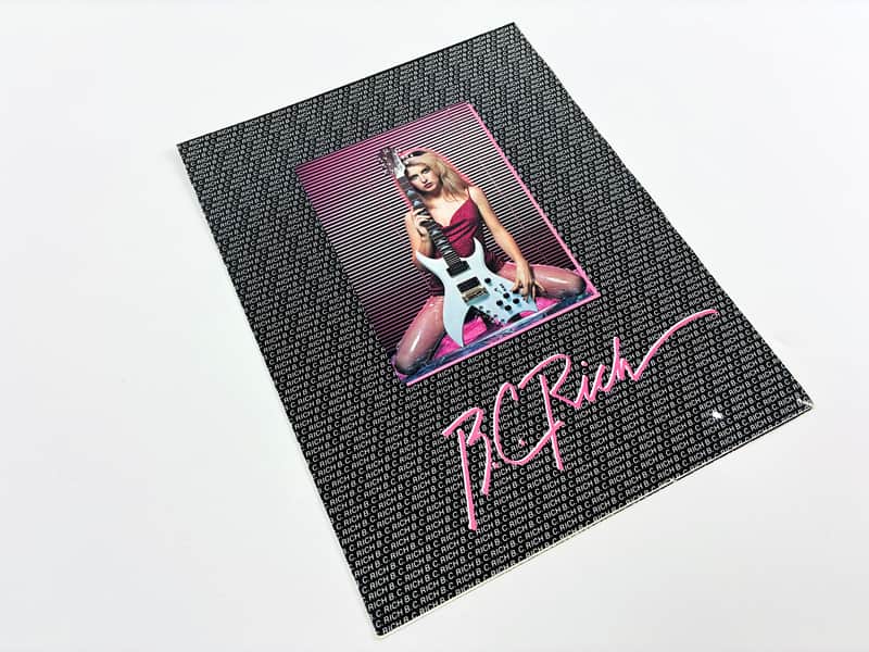 B.C. Rich B.C. Rich Fold-Out Brochure – Mockingbird, Bich, Eagle & Double Neck Era. 1981 image 1