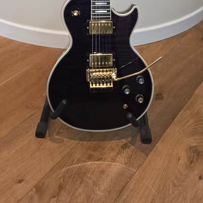 2015 Gibson Custom Shop Les Paul Axcess Custom – Rare Trans Purple – Floyd Rose & Tesi Kill Switch image 5