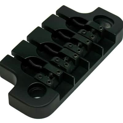 Hipshot SUPERTONE 2-Point Bass Guitar Bridge for 1967-1973 Gibson BLACK image 1