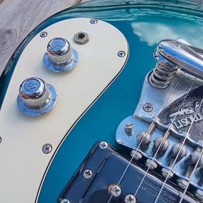Mosrite Mark I "Ventures model" 1984 - blue ink image 13