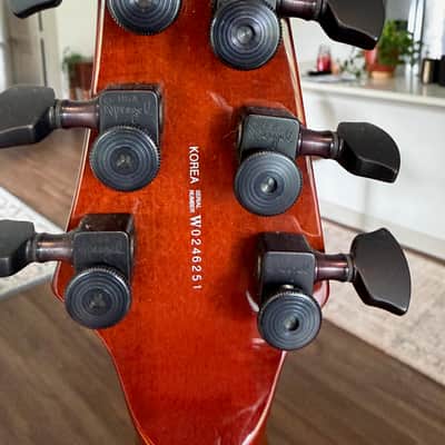 ESP LTD H-1000 2002 - 2006 Amber Cherry Sunburst image 4