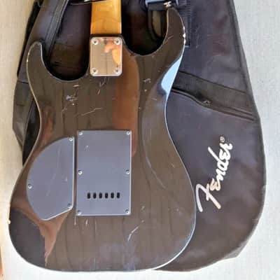 Washburn X Series Electric Guitar Black HSS w/ Fender Gig Bag New Strings, Capo,Strap image 2