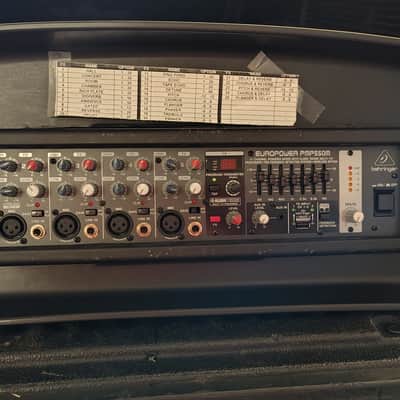 Slim!! Behringer Europower PMP550M 5-Channel 500-Watt Powered Mixer 2010s - Standard image 2