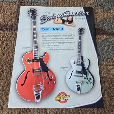 Vintage 1999 Gibson Swingmaster (ES-135, ES-175) Series Guitar Flyer! image 2
