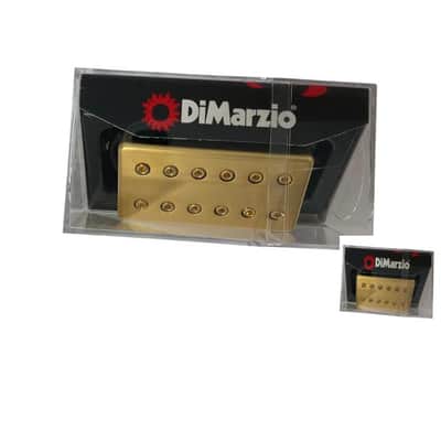 New - DiMarzio STEVE VAI SIGNATURE MODEL UTOPIATM BRIDGE, F-Spaced, Satin Gold Cover image 1