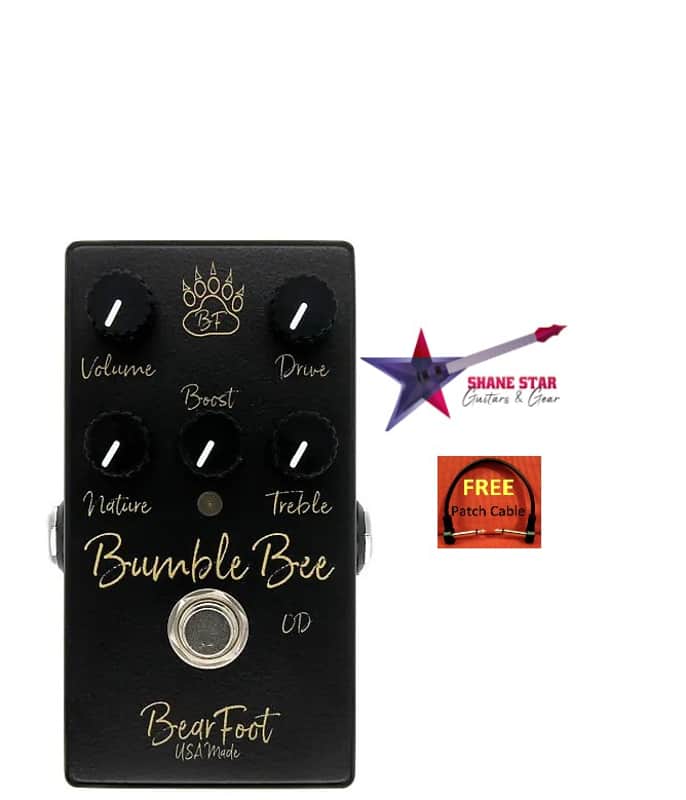 Bearfoot FX Bumble Bee(WATCHLIST OFFER)Cranked Tweed Drive WATCHLIST OFFER Authentic Fender Tweed Combo Tone⚡Sweet Upper Mid Bark To Push The Bumble Bee Into Singing, Sweet, Tight Solo Land! image 1