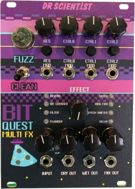 Dr. Scientist Sounds BitQuest Multi-Effect Eurorack Synth Module image 1