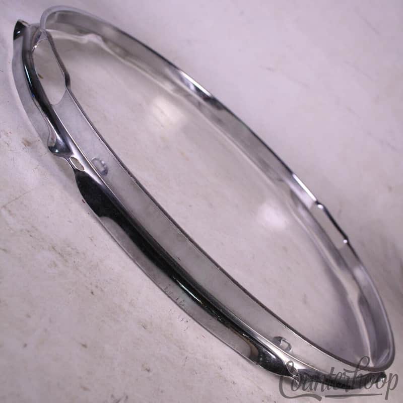 *Ludwig 15" 8-Lug Snare Drum Resonant Rim/Hoop Steel COS Vintage Early 60s Gates image 1