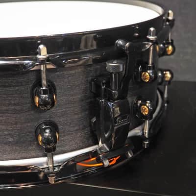 Pearl USED ​​MCCM1450S/B #1009 Music City Custom -USA Solid Maple Shell Snare Drums 14×5 [Raven Rally] image 6