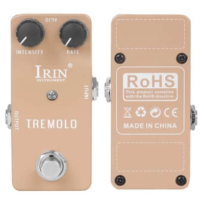 Irin RS-09 Tremolo Pedal Retro Vibrato Old Tube Amplifier Effects True Bypass , price include the import duty to US buyer image 2