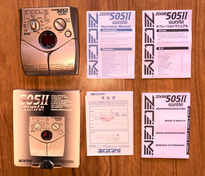 Zoom 505II Multi Effects Unit Vintage Japan Made Pedal In Excellent Condition! image 1