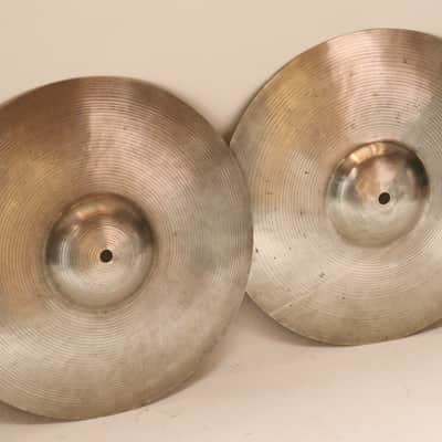 RARE SIZE Ludwig/Paiste 11" Hi-Hat Cymbals, Made In Germany "Chicago" Stamped, 320 & 398 Grams, 3-Star Logo, No Dents, Waves, Cracks or Fleabites / INSPECTED & TESTED image 9