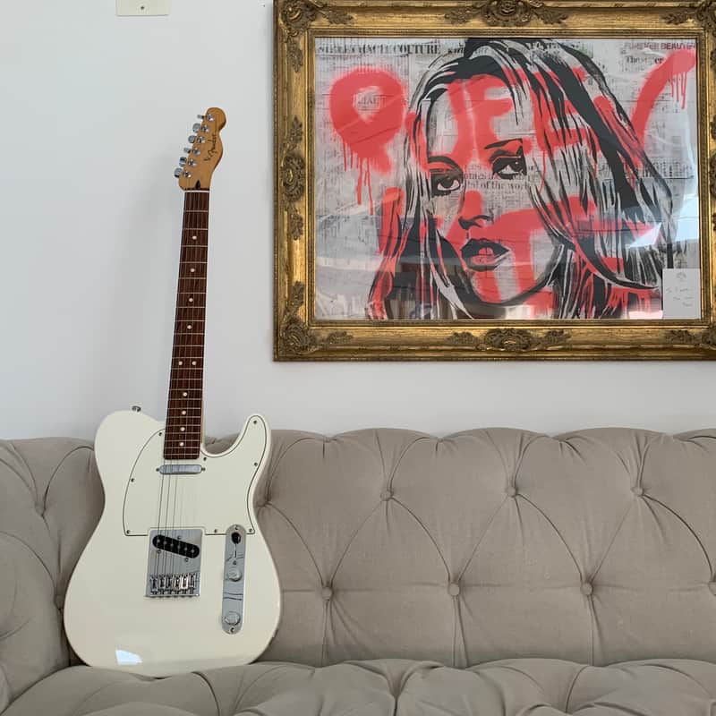 Fender Telecaster Player Jimmy Page Style - 2018 - White