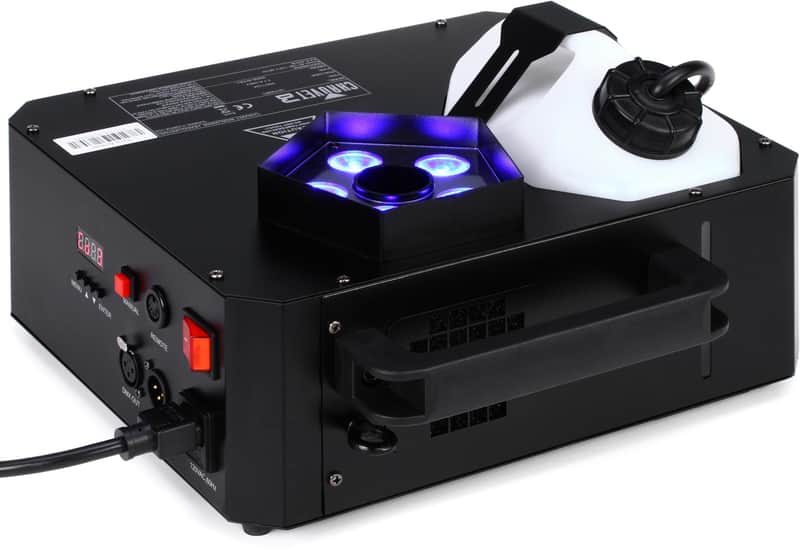 Chauvet DJ Geyser P5 5-LED RGBA+UV Vertical Fog Machine (3-pack) Bundle image 1