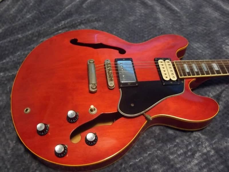 フェルナンデス　ES335モデル FSA-60ジャパンヴィンテージセミアコギター Fernandes FSA 60 - ES 335 Semi Hollow Replica - MIJ - Japan